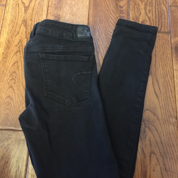 American Eagle Outfitters Pants - American eagle black jeggings size 4 reg